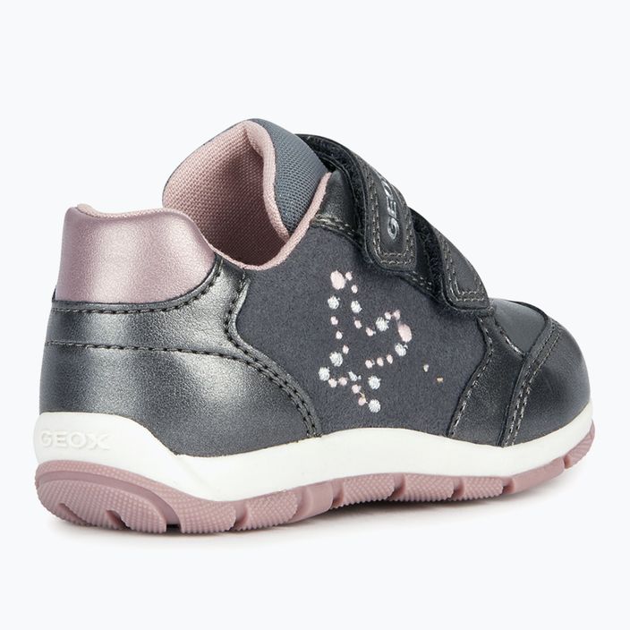 Geox Heira children's shoes dark grey/dark pink 10