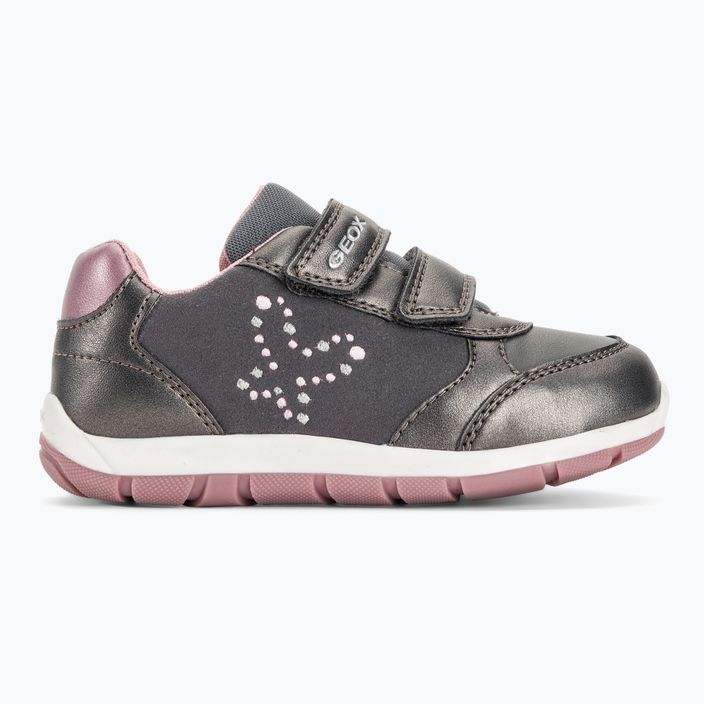 Geox Heira children's shoes dark grey/dark pink 2
