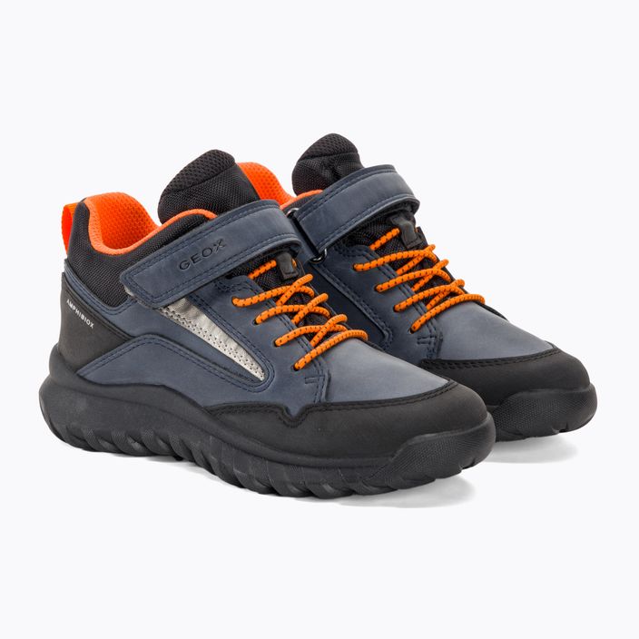 Geox Simbyos Abx junior shoes navy/blue/orange 4