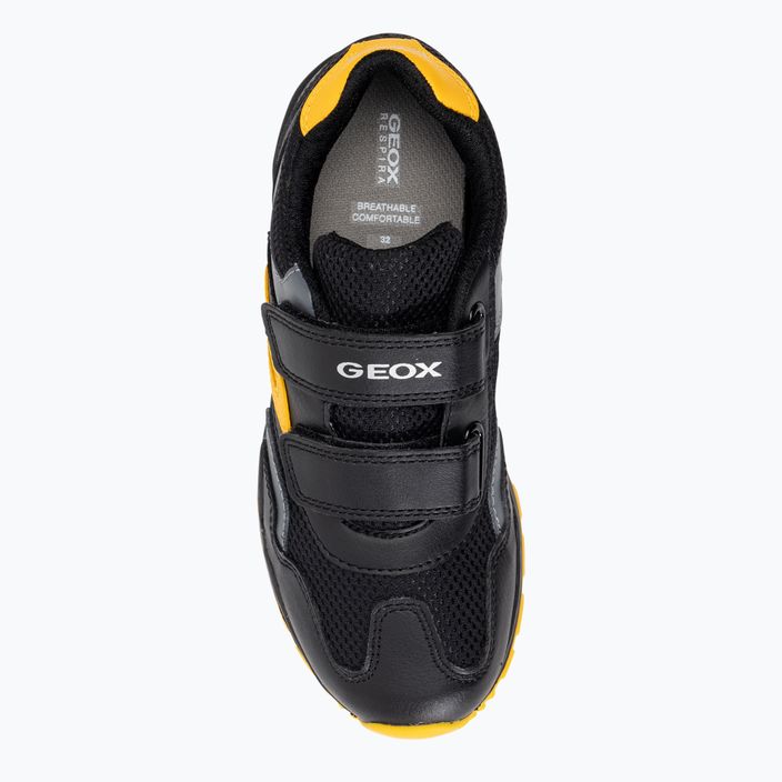 Geox Pavel black/gold children's shoes 6