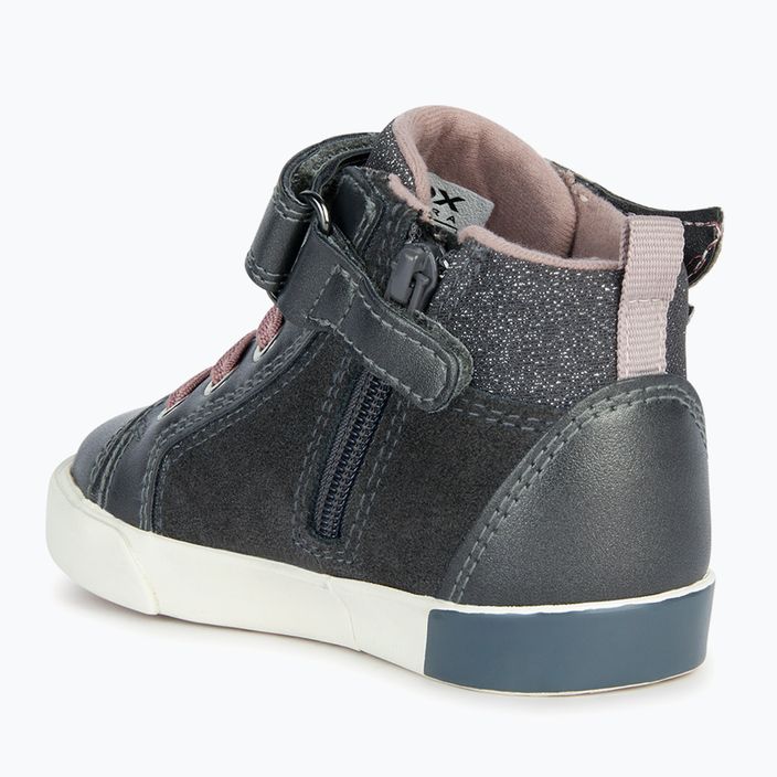 Geox Kilwi dark grey/rose children's shoes 10