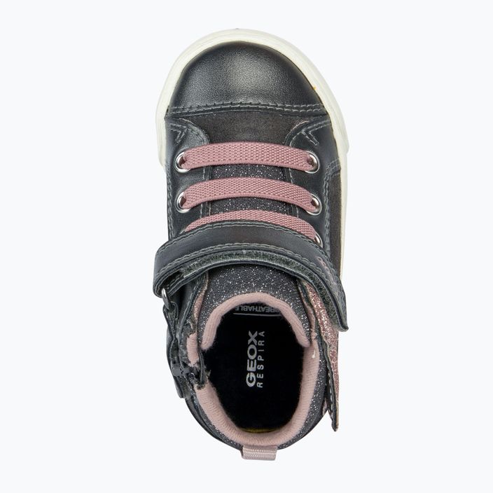Geox Kilwi dark grey/rose children's shoes 12