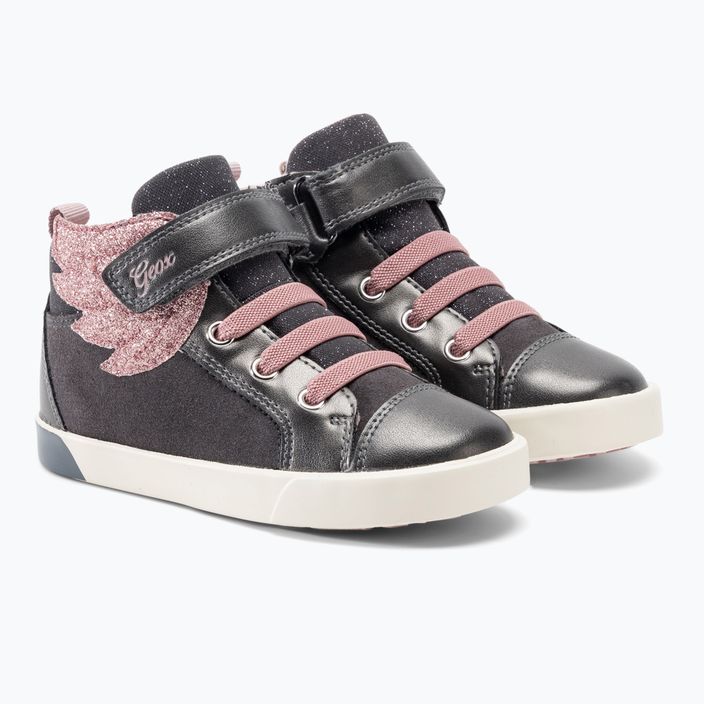 Geox Kilwi dark grey/rose children's shoes 4