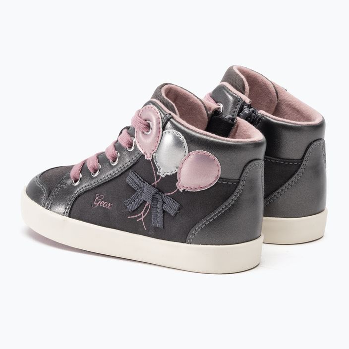Geox Kilwi children's shoes dark grey/dark pink 3