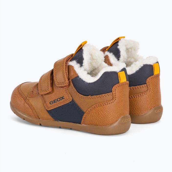 Geox Elthan tobacco/navy children's shoes 3