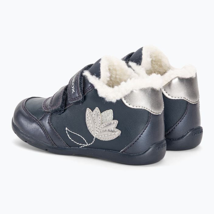 Geox Elthan navy/dark silver children's shoes 3