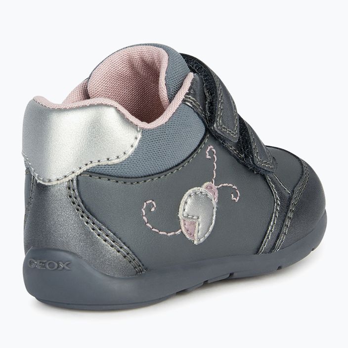 Geox Elthan dark grey/dark silver children's shoes 10