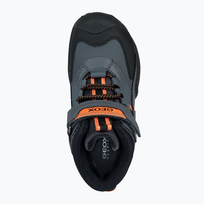 Geox New Savage Abx junior shoes dark grey/orange 11
