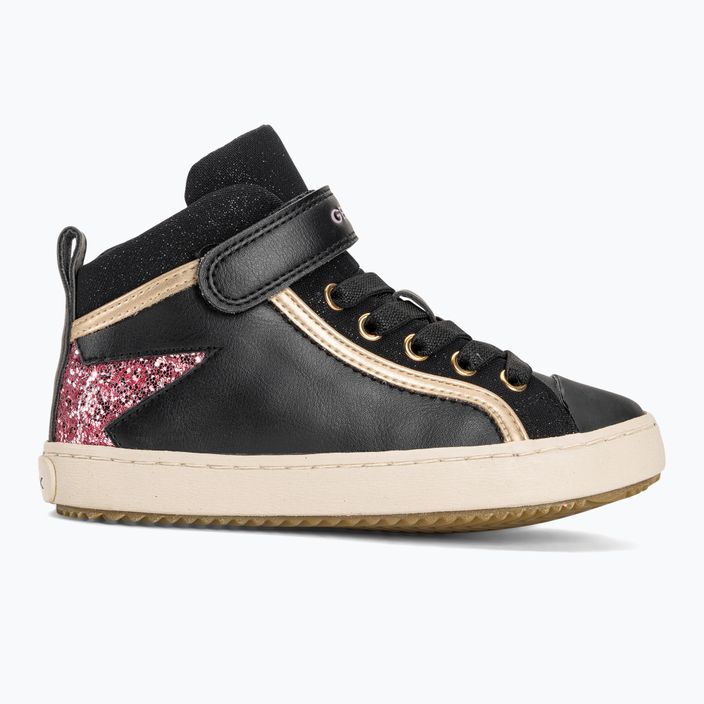 Geox Kalispera black/dark pink children's shoes 2