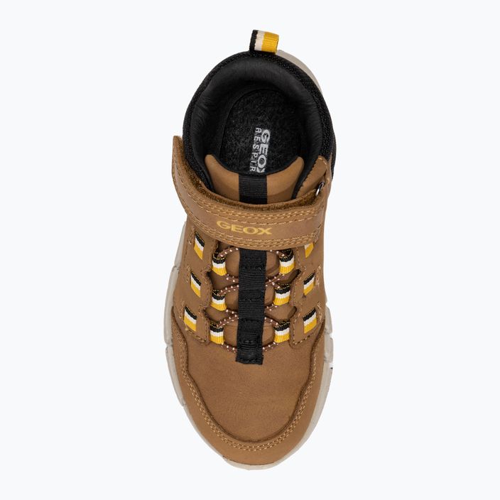 Geox Flexyper Abx brown/dark yellow junior shoes 6