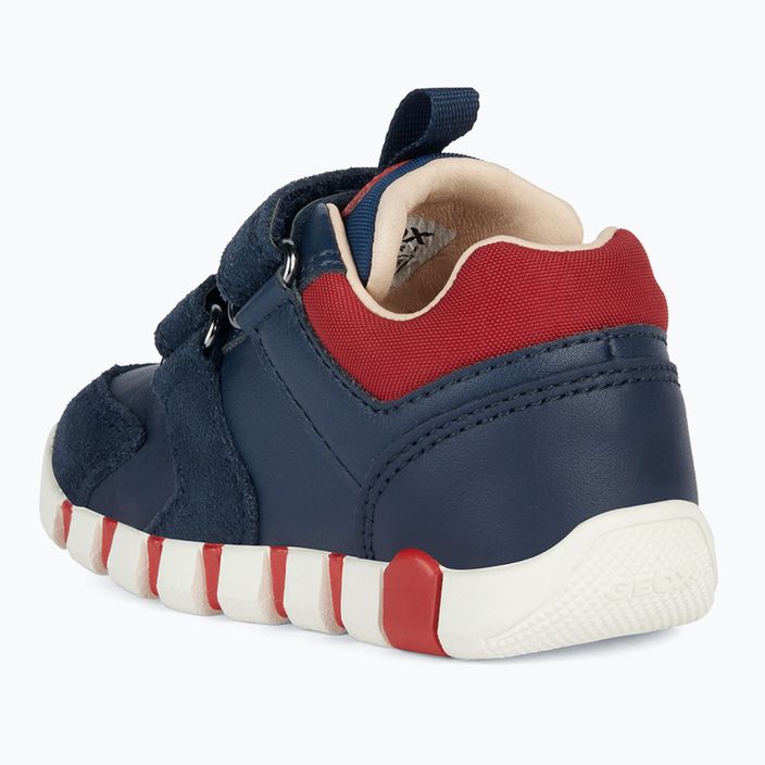 Geox Iupidoo navy/red children's shoes 9