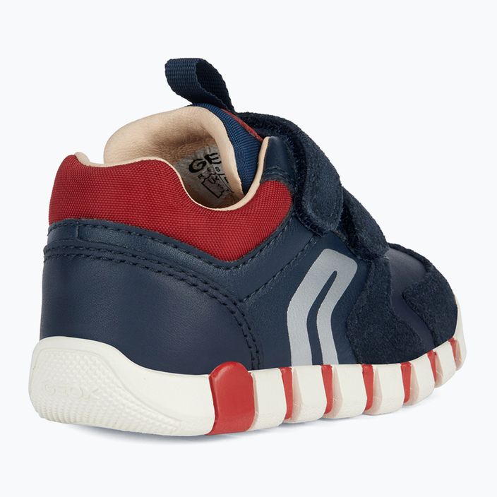 Geox Iupidoo navy/red children's shoes 10