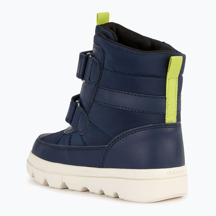 Geox Willaboom Abx junior shoes navy/lime green 9