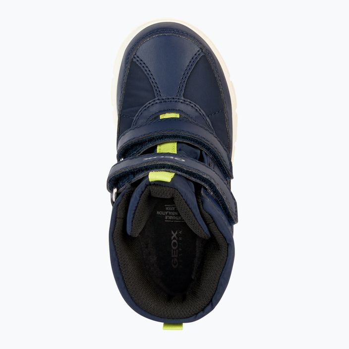 Geox Willaboom Abx junior shoes navy/lime green 11