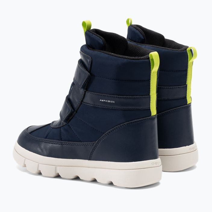 Geox Willaboom Abx junior shoes navy/lime green 3