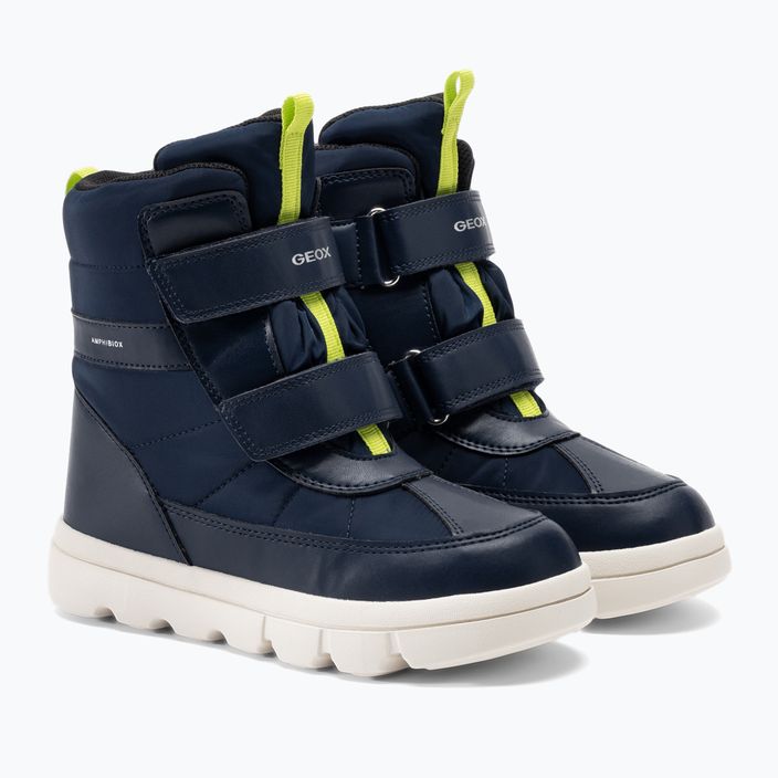 Geox Willaboom Abx junior shoes navy/lime green 4