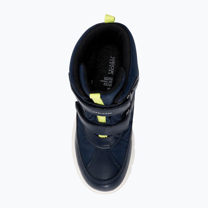 Geox Willaboom Abx junior shoes navy/lime green 6