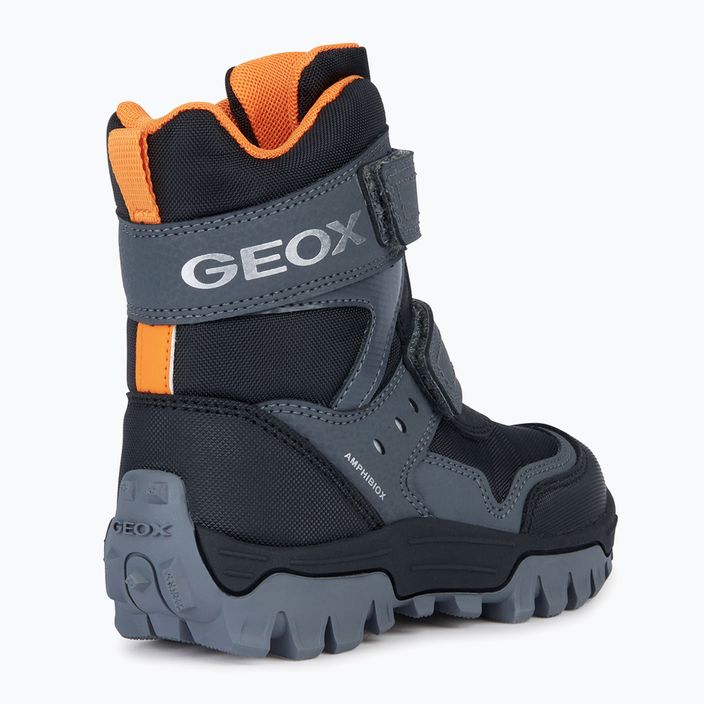 Geox Himalaya Abx junior shoes black/orange 10