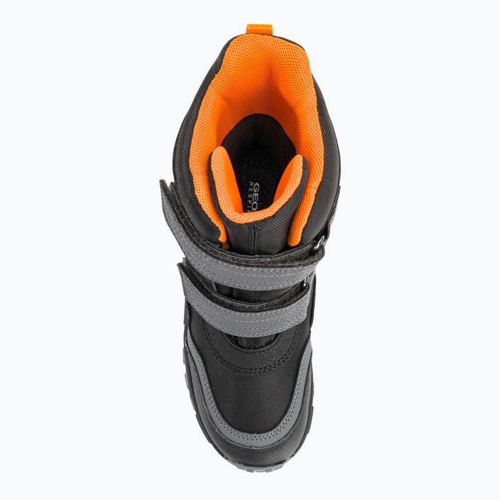 Geox Himalaya Abx junior shoes black/orange 6