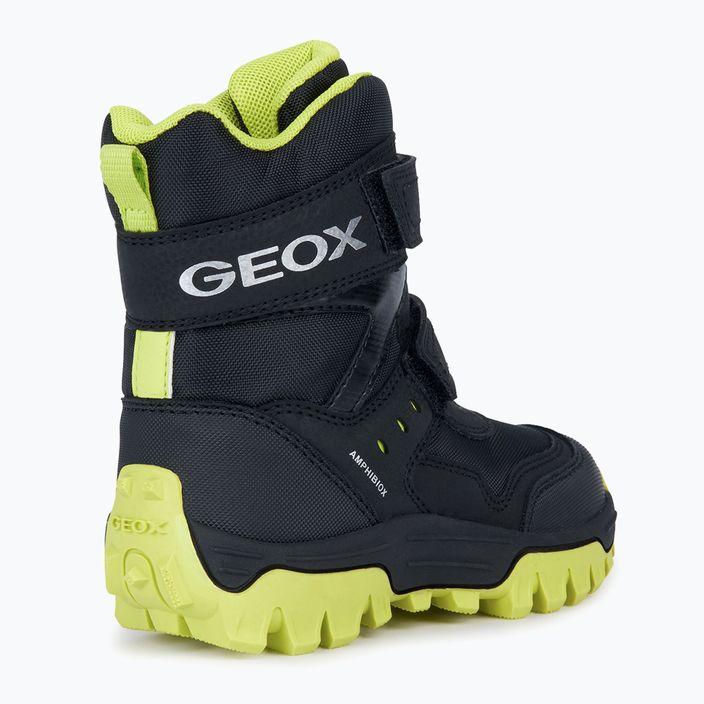 Geox Himalaya Abx junior shoes black/light green 10
