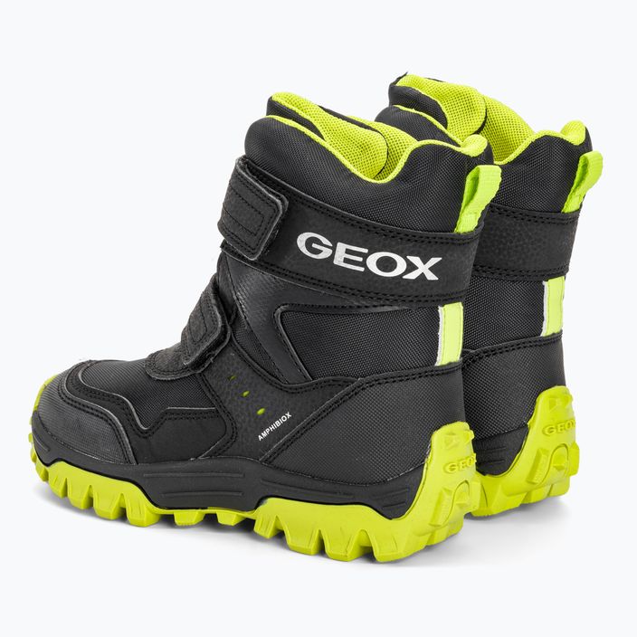 Geox Himalaya Abx junior shoes black/light green 3