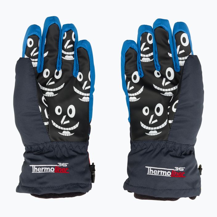 Level children's ski gloves Lucky ninja navy 2