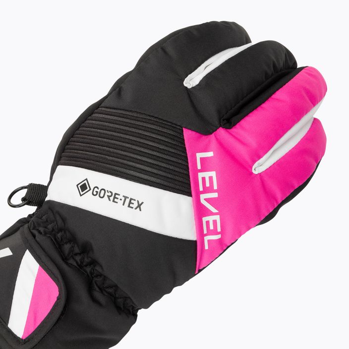 Level Neo JR children's ski glove Gore-Tex fucsia 4