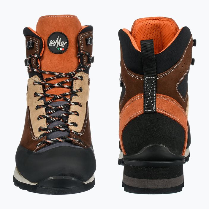 Men's trekking boots Lomer Badia High Mtx chocolate/brick 11