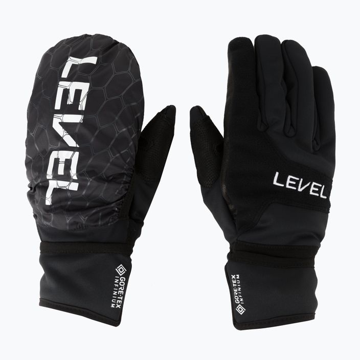 Men's trekking gloves Level Tempest I Touch WS black 3412 5