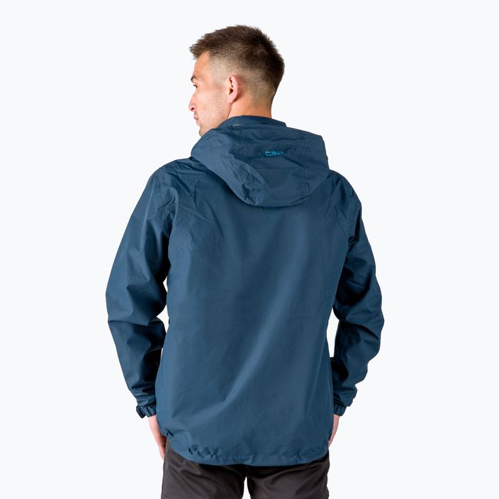 Men's CMP Snaps rain jacket blue 39X7367/M919 3