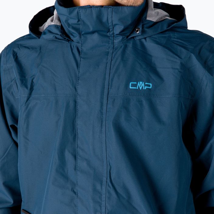 Men's CMP Snaps rain jacket blue 39X7367/M919 4