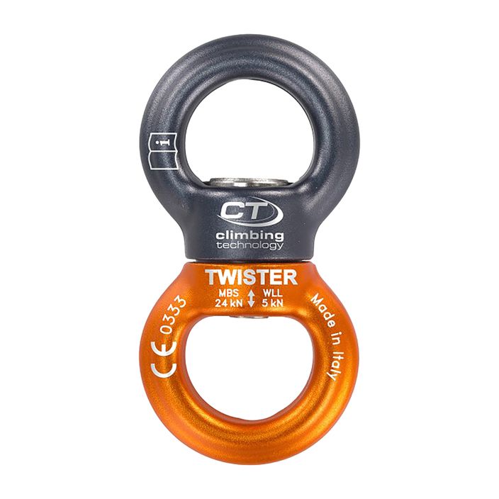 Climbing Technology Twister grey/orange swivel 2