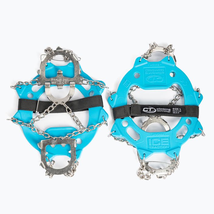 Climbing Technology Ice Traction Plus boot crampons blue 4I895D0V103 2