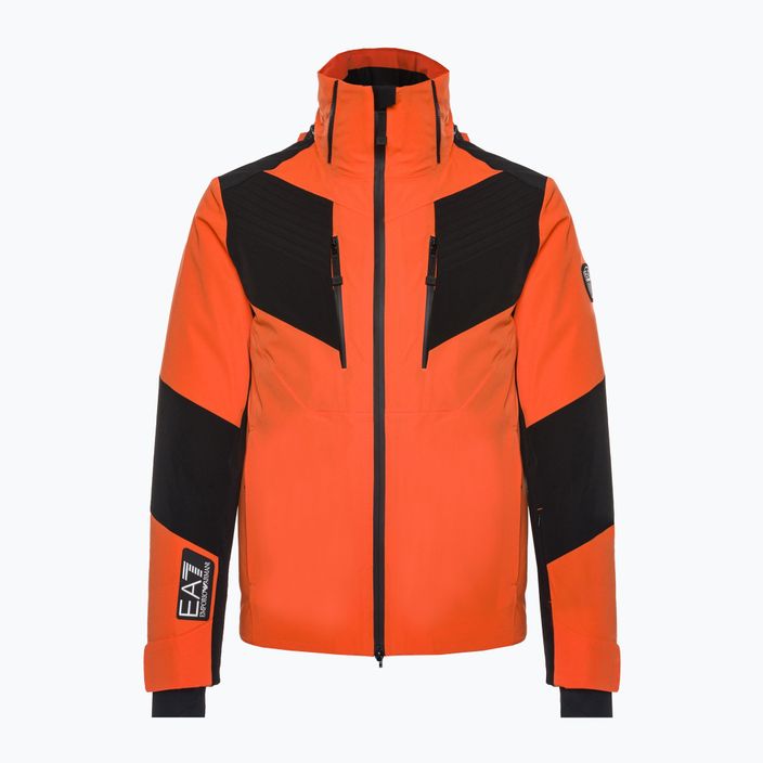 Men's EA7 Emporio Armani Giubbotto ski jacket 6RPG07 fluo orange 3