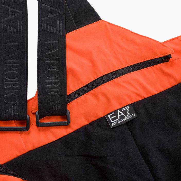 EA7 Emporio Armani men's ski trousers Pantaloni 6RPP27 fluo orange 7