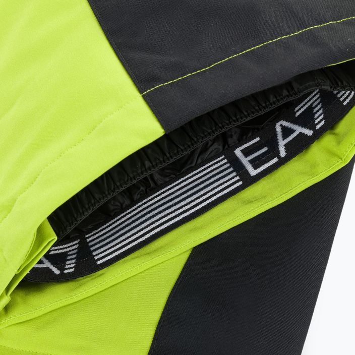 EA7 Emporio Armani men's ski trousers Pantaloni 6RPP27 lime green 5