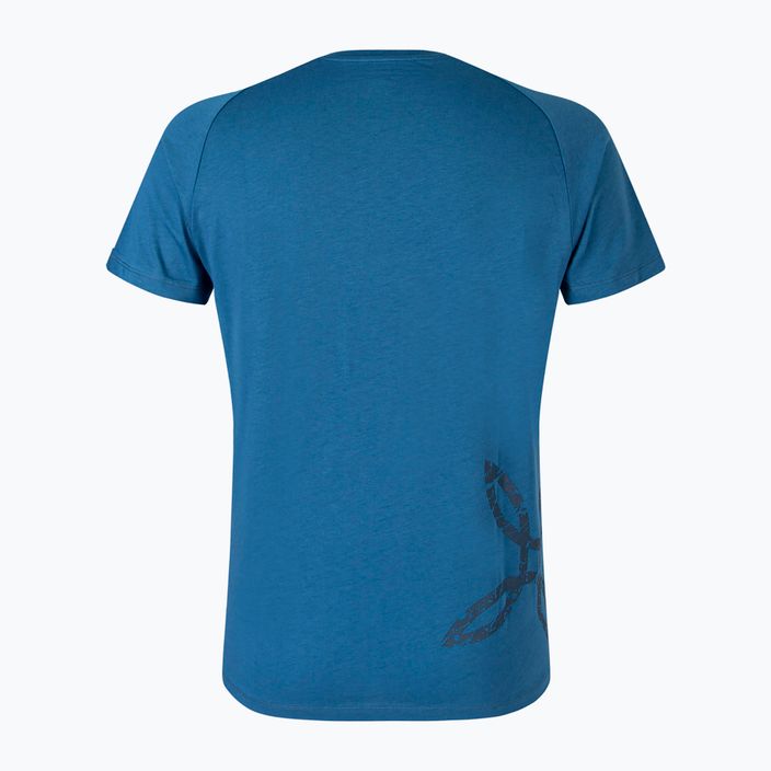Men's Montura Karok deep blue delave T-shirt 2