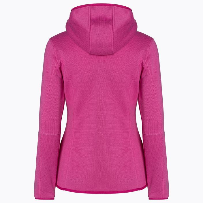 CMP women's fleece sweatshirt pink 3H19826/33HG 2