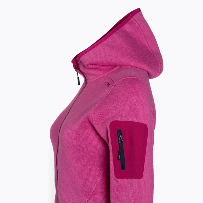 CMP women's fleece sweatshirt pink 3H19826/33HG 3