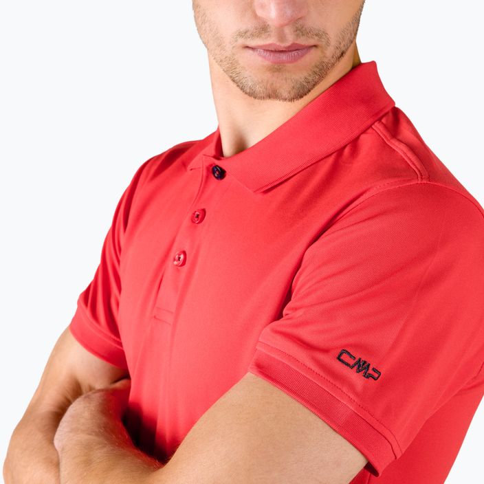 CMP men's polo shirt red 3T60077/C812 4