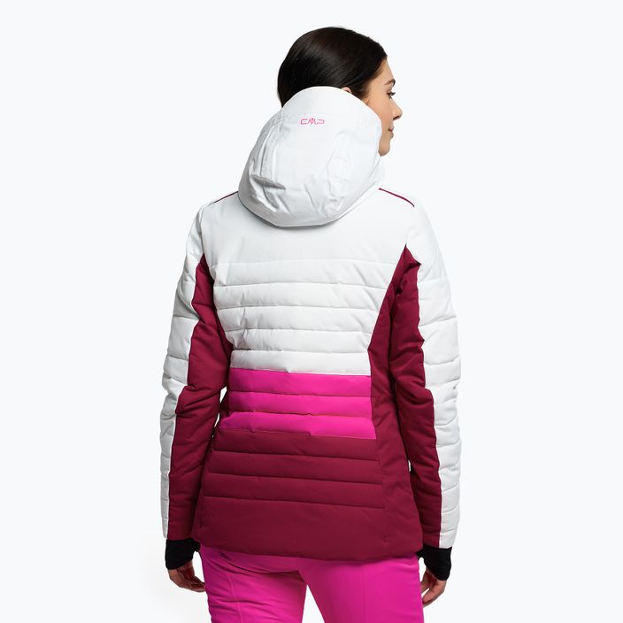 CMP women's ski jacket pink and white 31W0226/A001 4