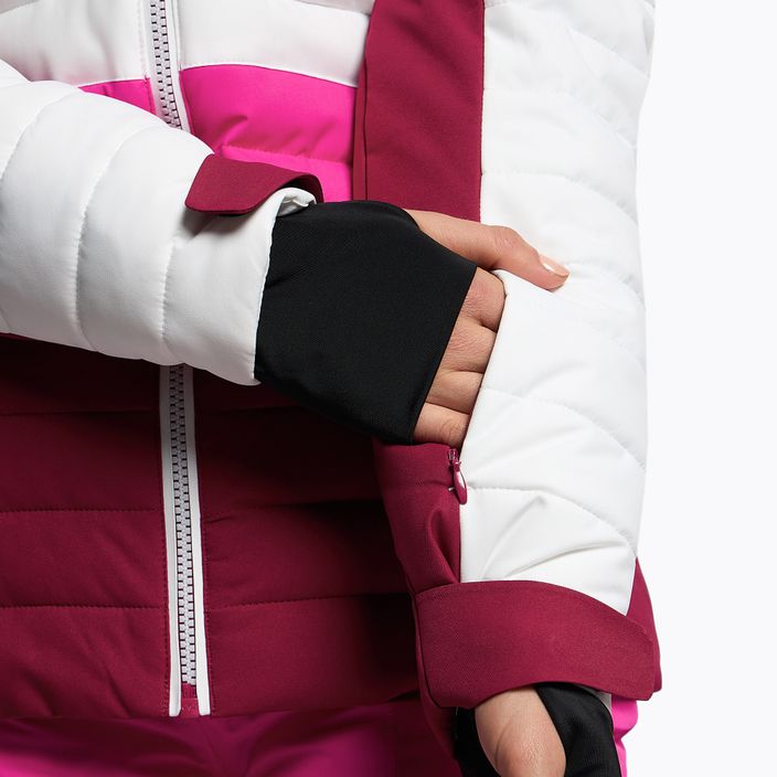 CMP women's ski jacket pink and white 31W0226/A001 6