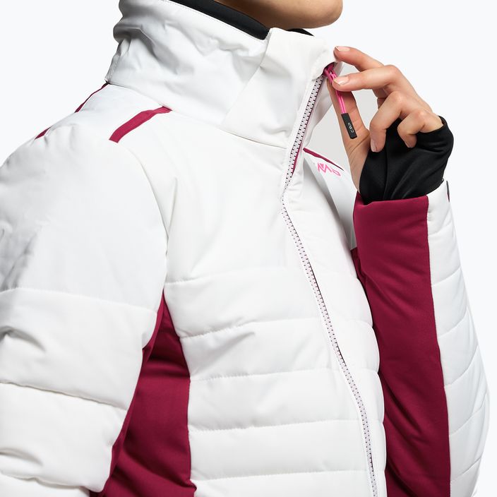 CMP women's ski jacket pink and white 31W0226/A001 9