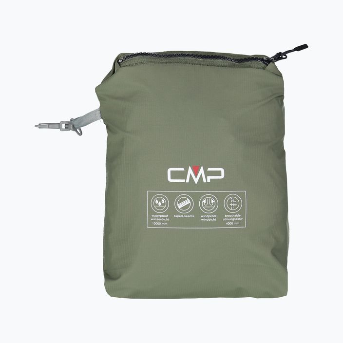 Men's CMP Snaps green rain jacket 39X7367/F832 4