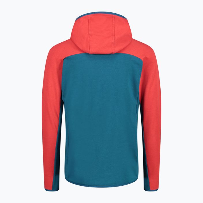 Men's CMP blue/red trekking sweatshirt 31L6327/M916 3