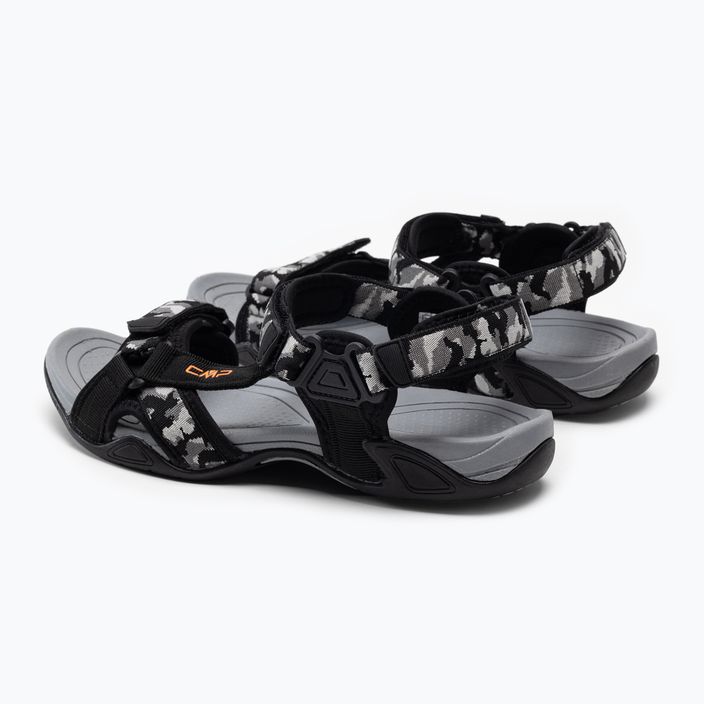 Men's CMP Hamal black/grey trekking sandals 38Q9957/35UL 3