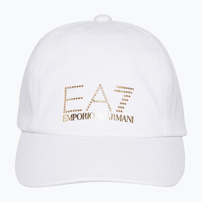 Women's EA7 Emporio Armani Train Evolution baseball cap white 2