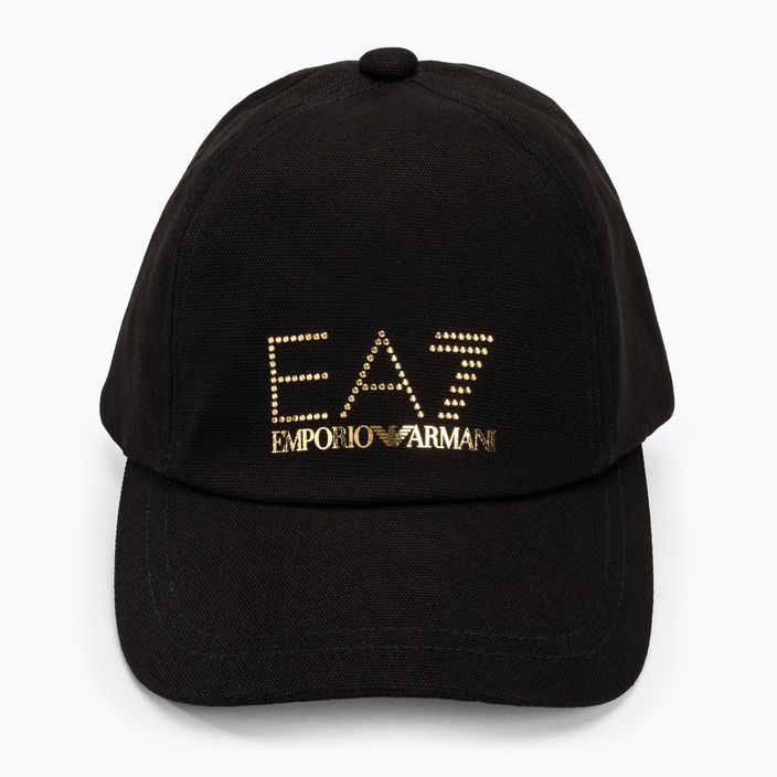 Women's EA7 Emporio Armani Train Evolution baseball cap black 2
