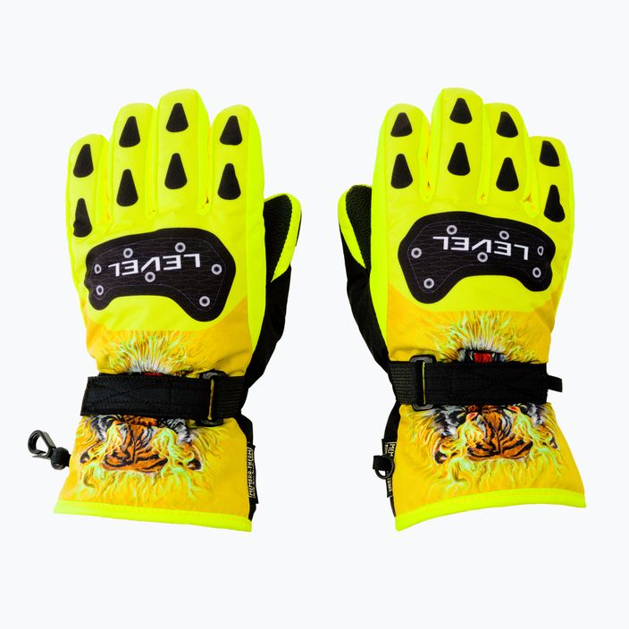 Level Junior children's ski gloves yellow 4152 3