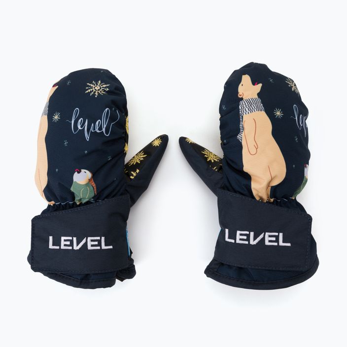Children's snowboard gloves Level Animal Mitt blue 4174 2